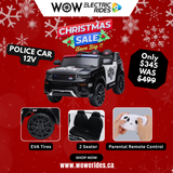 Police Car 4X4 12V 2 Seater - Kids Ride On SUV (ZB-021)