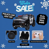Police Car 4X4 12V 2 Seater - Kids Ride On SUV (ZB-021)