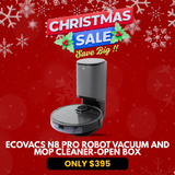 Ecovacs N8 Pro Robot Vacuum and Mop Cleaner-Open Box