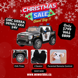 GMC Sierra Denali 4X4 24V 2-Seater Police Ride On Truck (HL36824V)