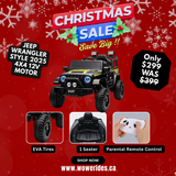 Jeep Wrangler Style 2025 4X4 12V 1-Seater Kids Ride On Electric Truck (S619)