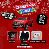 Mercedes Benz X-CLASS 4X4 12V 2-Seater Kids E-Car With Remote Control (Licensed)