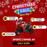 Sports 3 Wheel 6V Kids Sports Electric Ride On Motorcycle (R1200)
