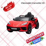 Chevrolet Corvette C8 1-Seater Kids Ride-On Car-12V