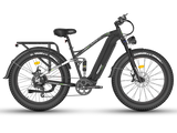 FreeSky Eurostar Ultra M-410 White 3000W Fat Tire Full Suspension Electric Mountain eBike 95-Mile Long Range – WOW Electric Rides Calgary Alberta Canada
