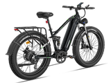 FreeSky Eurostar Ultra M-410 White 3000W Fat Tire Full Suspension Electric Mountain eBike 95-Mile Long Range – WOW Electric Rides Calgary Alberta Canada