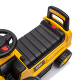 CAT Excavator Foot to Floor Push Car for Toddlers Yellow WOW Electric Rides Calgary Alberta Canada