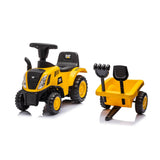 CAT Tractor Trailer Foot to Floor Push Car for Toddlers Yellow WOW Electric Rides Calgary Alberta Canada