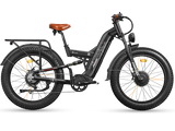 FreeSky Warrior Pro M-530 Black Dual Motor 4000W Fat Tire Electric Mountain eBike 120-Mile Range AWD – WOW Electric Rides Calgary Alberta Canada