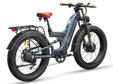 FreeSky Warrior Pro M-530 Stone Blue Dual Motor 4000W Fat Tire Electric Mountain eBike 120-Mile Range AWD – WOW Electric Rides Calgary Alberta Canada