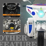 Harley Style 12V 3 Wheel Electric Kids Ride On Police Motorcycle