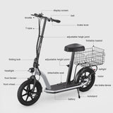 Hiboy ECOM 14 Eco Friendly Fat Tire Electric Scooter (OB)