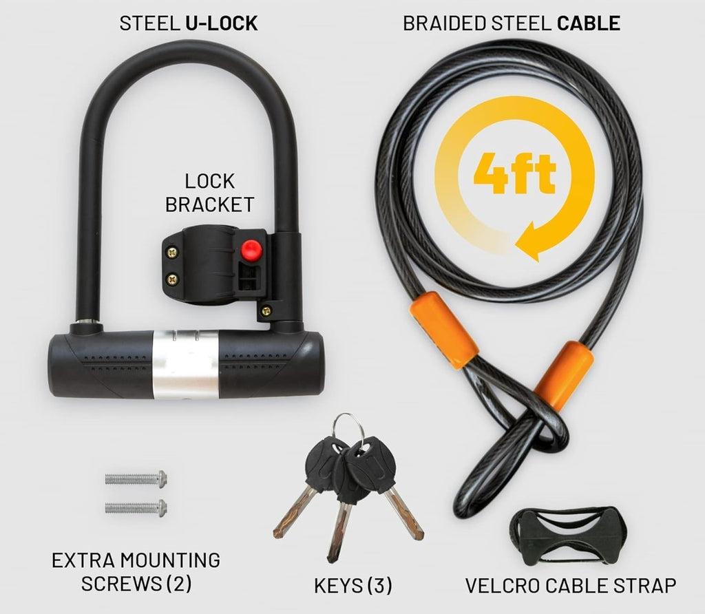 e-Bike Lock - U Shape – WOW Electric Rides / WOW Technologies