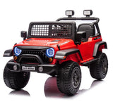 Jeep Truck 12V 4X4 1-Seater Kids Ride On Electric Car with Leather Seat Rubber Wheel, (NEL-618)