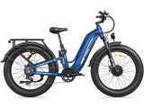 FreeSky Ranger Air M-540 Blue Dual Motor 3500W Fat Tire Electric eBike 96-152KM Range – WOW Electric Rides Calgary Alberta Canada