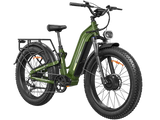 FreeSky Ranger Air M-540 Green Electric Mountain eBike 3500W 26-inch Fat Tire Full Suspension – Buy at WOW Electric Rides Calgary Alberta Canada