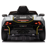 Licensed Lamborghini Autentica S319 12V Electric Kids Ride On Car Leather Seat Rubber Wheel (S319)