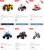 Licensed Electric Kid's Cars Catalog