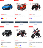 Licensed Electric Kid's Cars Catalog