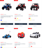 Licensed Electric Kid's Cars Catalog