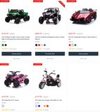 Licensed Electric Kid's Cars Catalog