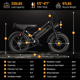 Heybike YR20 Fat Tire Electric Bike | 3000W Peak Power | 48V 20Ah Ultra-Long