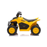 Yellow Mini CAT ATV 6V Ride-on