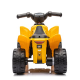 Yellow Mini CAT ATV 6V Ride-on