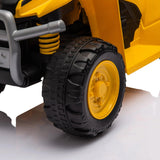 Yellow Mini CAT ATV 6V Ride-on