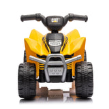 Yellow Mini CAT ATV 6V Ride-on