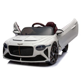 Licensed Bentley Bacalar ZB-1008 12V Kids Ride On Car Leather Seat Rubber Wheel (ZB-1008)