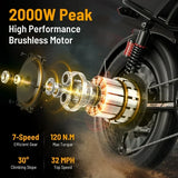 Heybike YR20 Fat Tire Electric Bike | 3000W Peak Power | 48V 20Ah Ultra-Long
