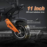FREEBOY H9 Electric Scooter — 6000W Dual Motor, 50 MPH | Best Off-Road E-Scooter Canada