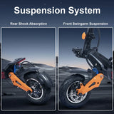 FREEBOY H9 Electric Scooter — 6000W Dual Motor, 50 MPH | Best Off-Road E-Scooter Canada