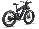 FreeSky Alaska Pro M-520 Black Dual Battery 3000W Fat Tire Electric Mountain eBike 160-Mile Range – WOW Electric Rides Calgary Alberta Canada 