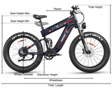 Alaska Pro M-520 Dual Battery Electric Bike | 1200W 4000W Peak | 90–160 Mile Range | Fat Tire E-Bike Calgary Alberta Canada