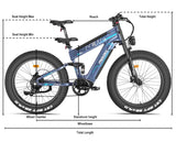 Alaska Pro M-520 Dual Battery Electric Bike | 1200W 4000W Peak | 90–160 Mile Range | Fat Tire E-Bike Calgary Alberta Canada