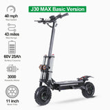 FREEBOY J30 MAX Dual Motor Electric Scooter | 6000W | 55 MPH | 55-Mile Range | Ships Canada-Wide