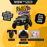 Jeep Wrangler Style 2025 4X4 12V 1-Seater Kids Ride On Electric Truck (S619)