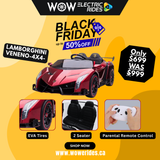 Lamborghini Veneno-4x4- 2 Seater Ride on Car-24V