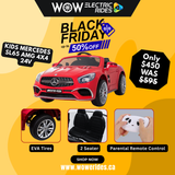 Kids Mercedes SL65 AMG 4X4 24V 1-Seater Kids E-Car With Remote Control (Licensed)