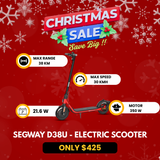 Segway D38U - Electric Scooter (Open Box)