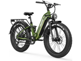 FreeSky Wild Cat Ultra A-340 Green Step-Thru Electric eBike 3000W 105-Mile Long Range Fat Tire Full Suspension – WOW Electric Rides Calgary Alberta Canada
