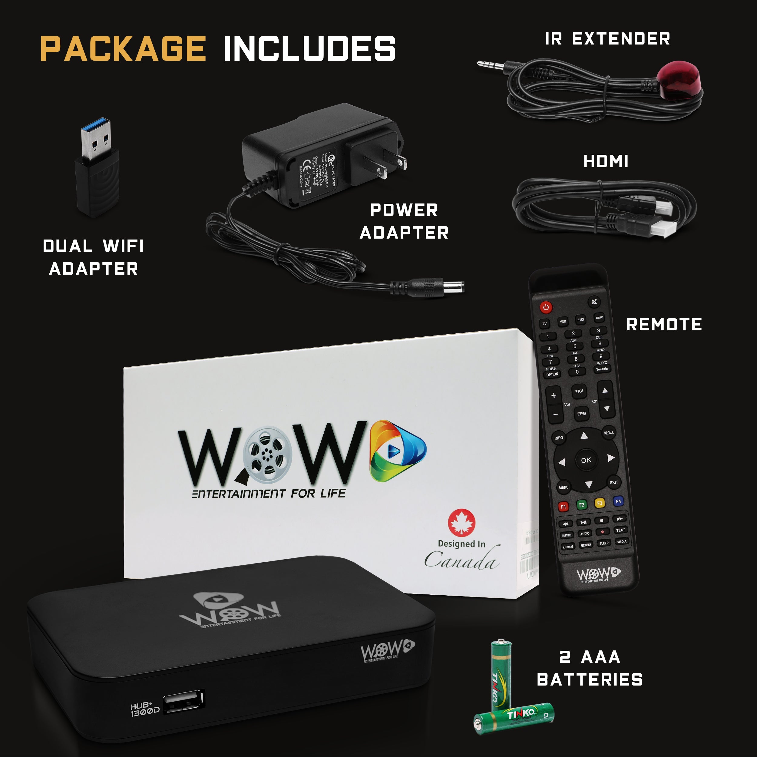 WOW TVHub 1080p HD Media Box